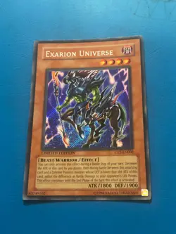 YUGIOH Secret Rare Exarion Universe CT2-EN002 - Image 1