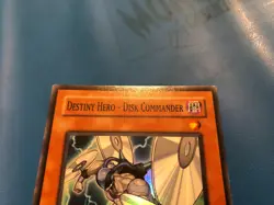 YUGIOH Super Rare Destiny Hero - Disk Commander WC07-EN003 PLAYED - Image 3