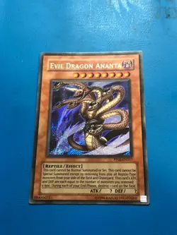 YUGIOH Secret Rare Evil Dragon Ananta PP02-EN017 - Image 1