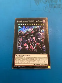 YUGIOH Super Rare Super Starslayer TY-PHON - Sky Crisis RA04-EN072 1st Edition - Image 1