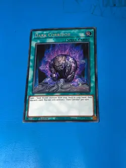 YUGIOH Secret Rare Dark Corridor DUNE-EN059 1st Edition - Image 1