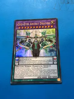 YUGIOH Ultra Rare Odd-Eyes Arcray Dragon AGOV-EN030 1st Edition - Image 1