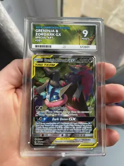 Pokemon Card Greninja & Zoroark GX 201/214 Unbroken Bonds Alternate Art -FAST🚚 - Image 1