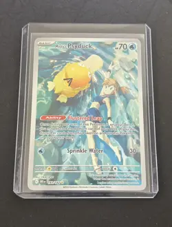 Pokemon Misty's Psyduck 193/182 Destined Rivals Illustration Rare Card NM - Image 4