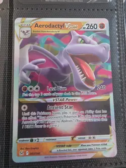 Pokemon Aerodactyl VSTAR Ultra Rare Card 093/196 Lost Origin LP - Image 1