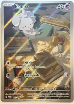 Espurr - 095/088 - Illustration Rare - Perfect Order - Pokemon Card - NM/M - Image 1