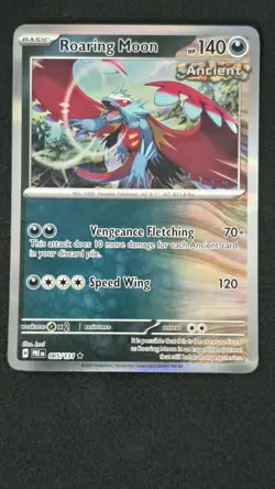 Pokemon TCG Roaring Moon 011/015 Mcdonald's 2025 Holo - Image 1