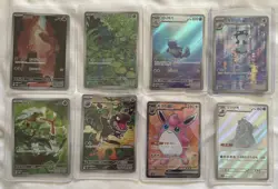 Pokemon TCG Assorted 151 Full Arts Korean Bundle Plus Free Extras - Image 1