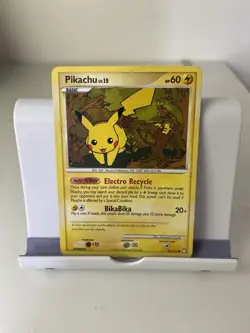 Pokemon TCG Pikachu 94/123 Diamond & Pearl Mysterious Treasures MP - Image 1