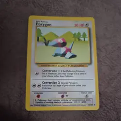 Wizards Pokemon TCG Porygon 39/102 Base Set Uncommon English Regular Unlimited - Image 1