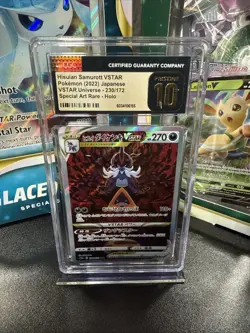 Pokemon Hisuian Samurott VSTAR 230/172 SAR VSTAR Universe CGC Pristine 10 - Image 1
