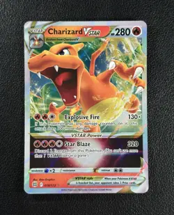 Charizard VSTAR 018/172 Brilliant Stars Ultra Rare Pokemon TCG English 2022 - LP - Image 1