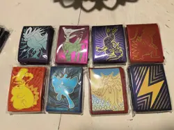 Pokemon TCG Assorted Card Sleeves New Lot Of 8 - Image 1