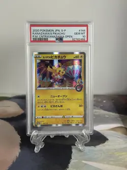 Pokemon Card Kanazawa Pikachu - Japanese Pokemon Centre Promo 144/S-P - PSA 10 - Image 1