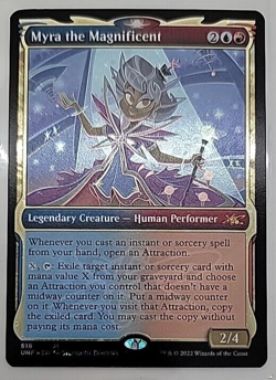 MTG Myra the Magnificent Foil 518 Unfinity UNF Mythic Rare 2022 Magic Card ENG - Image 1