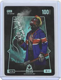 Bo Jackson Battle Arena Grin BF-189 1st Edition Ice Card Power 100 - Image 1