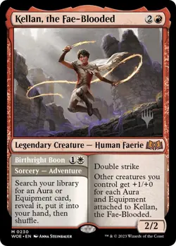 Kellan, the Fae-Blooded - Promo Pack: Wilds of Eldraine (PPWOE) - Image 1
