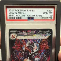 PSA 10 Paldean Fates Charizard ex #234/091 SIR (Shiny) Bumper Included - Image 3