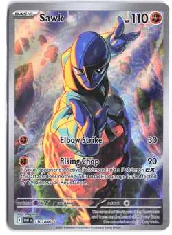 Sawk - 130/086 130/086 Illustration Rare SV: White Flare Pokemon - Image 1