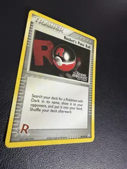 Pokemon TCG Rocket's Poke Ball EX Team Rocket Returns 89 Reverse Holo Uncommon - Image 3