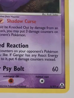 Pokemon TCG Vintage - Gengar 5/92 - Rare Holo - EX Legend Maker - Near Mint/Mint - Image 5