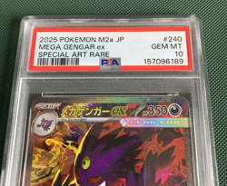 PSA 10 MEGA Gengar ex SAR 240/193 MEGA Dream ex Pokemon Card Japanese - Image 2