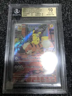BGS 10 Detective Pikachu 098/SV-P Pokemon Promo Card Vintage Nintendo Japanese - Image 2