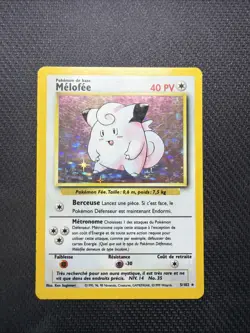 Carte Pokemon : Melofee 5/102 Set de Base Wizards Francaise - Image 1
