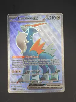 Cobalion ex - Chaos Rising 103/086 - Ultra Rare - NM - Pokemon - Image 1