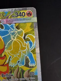 Mega Pyroar ex 099/086 Full Art Double Ultra Rare Pokemon Chaos Rising ME04 Mint - Image 3