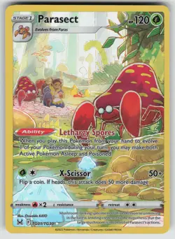 Parasect TG01/TG30 Holo Lost Origin Trainer Gallery Pokemon Holo LP - Image 1