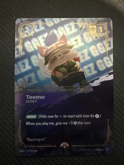 Teemo Scout 197b/298 Nexus Promo GGEZ English RIFTBOUND - Image 1