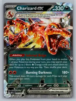 Charizard ex 125/197 Double Rare Obsidian Flames Pokemon Holo Near Mint - Image 1