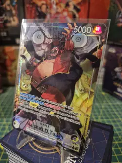 One Piece TCG Marshall D. Teach OP16-080 The Time of Battle Alt Art English - Image 1