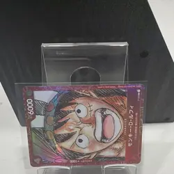 Bandai Monkey D. Luffy Promo Foil Character P-022 6000 Power Cost 4 Japanese - Image 2