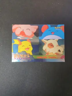 Pokemon TCG - Pikachu's Vacation #44 Looks Like Trouble… Topps - LP HOLO - Image 1
