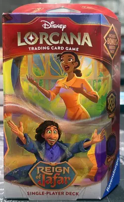 Disney Lorcana: Reign of Jafar Starter Decks X5 (Amber & Amethyst) - New - Image 1