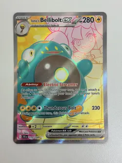Ionos Bellibolt EX 172/159 Pokemon SV09 Journey Together Ultra Rare Full Art - Image 1