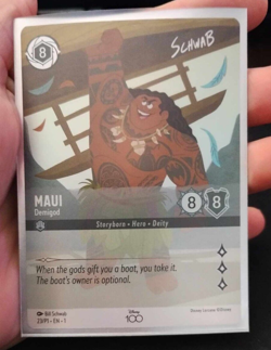 LORCANA TCG DISNEY PROMO CARD 100 YEARS MAUI 23/P1 - Image 1