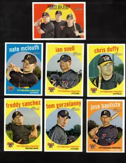 2008 Topps Heritage Pittsburgh Pirates 1-720 Master Team Set SPs Black Backs! - Image 5