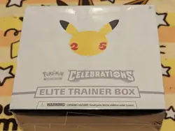 Pokemon TCG Celebrations 25th Anniversary Elite Trainer Box ETB – Factory Sealed 820650809439 - Image 1