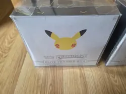 Pokemon TCG 25th Anniversary Celebrations Elite Trainer Box ETB Sealed & Case - Image 1
