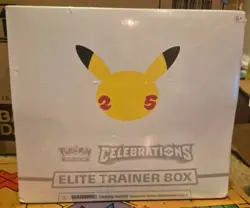 Pokemon TCG Celebrations ETB Elite Trainer Box 25th Anniversary - New Sealed - Image 1