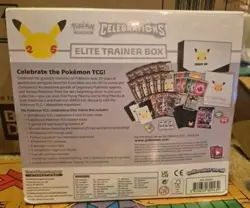 Pokemon TCG Celebrations ETB Elite Trainer Box 25th Anniversary - New Sealed - Image 2