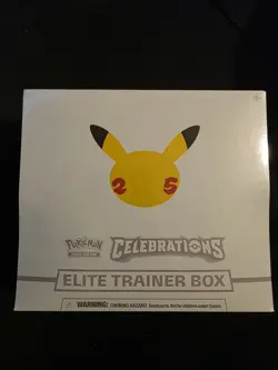Pokemon TCG: 25th Anniversary Celebrations Elite Trainer Box (ETB) (2021) SEALED - Image 1