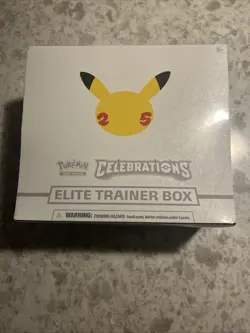 Pokemon TCG Celebrations Elite Trainer Box 25th Anniversary ETB Factory Sealed - Image 1