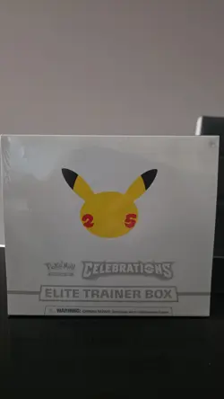 Pokemon TCG 25th Anniversary Celebrations Elite Trainer Box ETB SEALED with case - Image 1