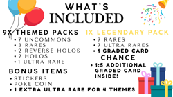 Pokemon Surprise Packs - 10 Themed Packs - 20x Ultra Rare Guarantee - 150 Cards - Image 2