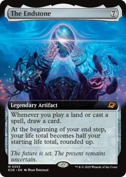 The Endstone (Extended Art) -Foil Near Mint MTG Edge of Eternities - Image 1