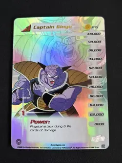 Dragon Ball Z CCG Captain Ginyu Foil Card - Image 1